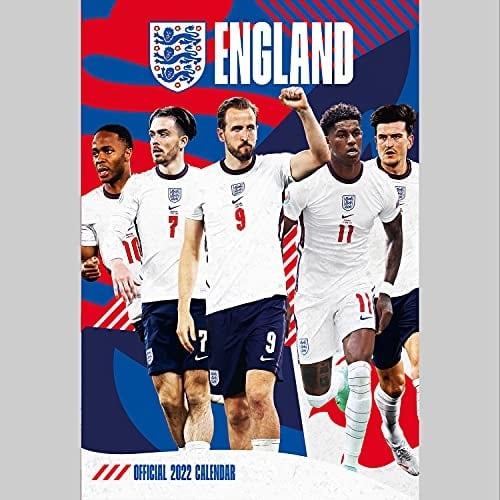 The Official England Men Football Calendar 2022