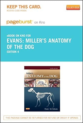 Miller's Anatomy of the Dog-Elsevier eBook on Intel Education Study (Retail Access Card)