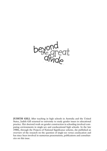Beyond the Great Divide Coeducation or Single-Sex?