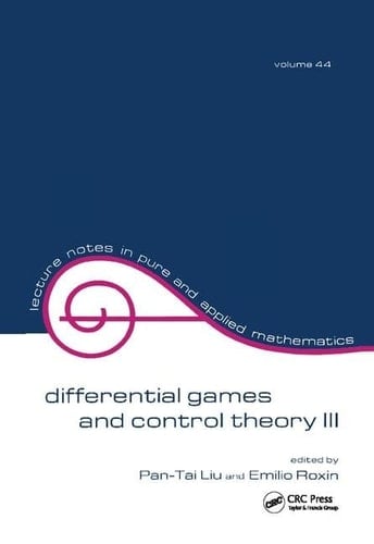 Differential Games and Control Theory Iii Proceedings of the Third Kingston Conference