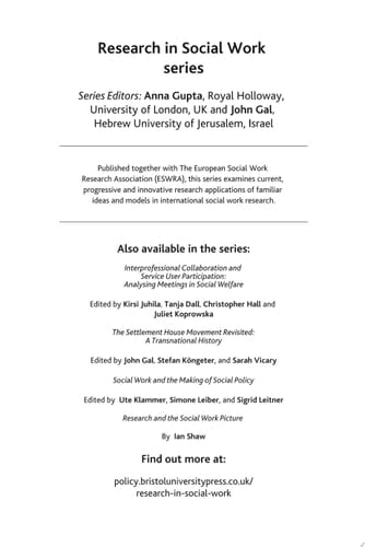 Adoption from Care International Perspectives on Children’s Rights, Family Preservation and State Intervention