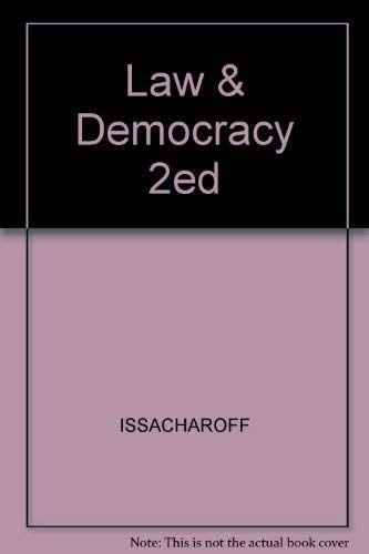 Law of Democracy (University casebook series)
