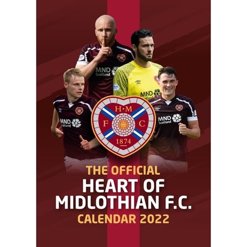 The Official Heart of Midlothian FC Calendar 2022