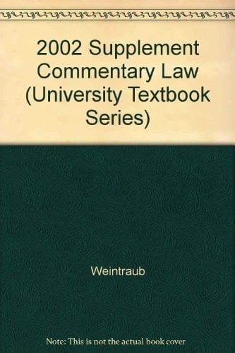 2002 Supplement Commentary Law