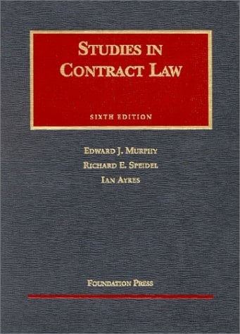 Studies in Contract Law (University Casebook)