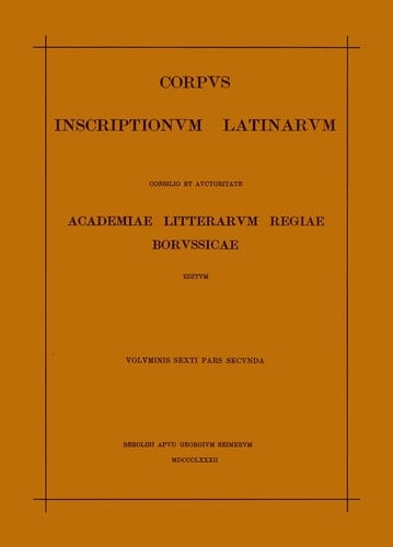 Inscriptiones urbis Romae latinae