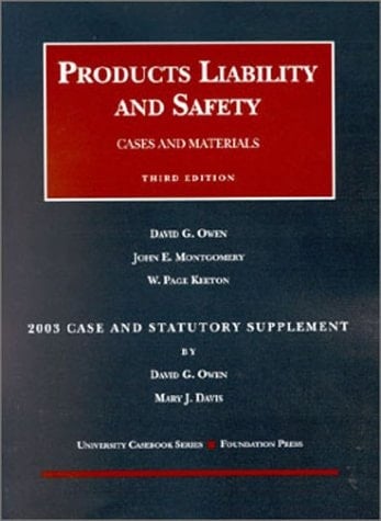 2003 to Products Liability