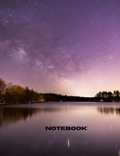 Composition Notebook: Night Sky College Ruled - 8. 5 X 11. 5 Notebook