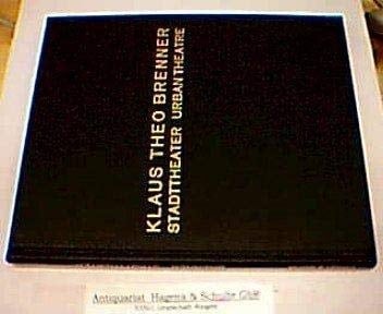 Klaus Theo Brenner Stadttheater Urban Theater