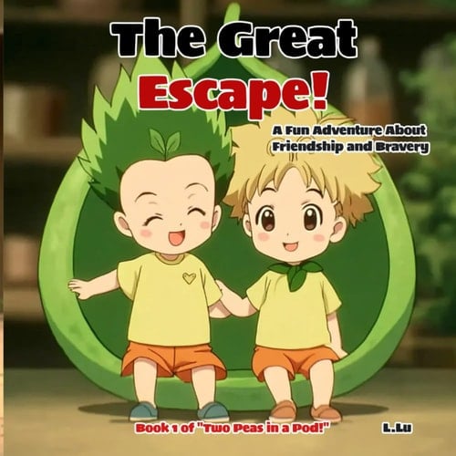 The Great Escape! A Fun Adventure Story for Kids Ages 5-9 About Friendship and Bravery (The Two Peas in a Pod! Book 1)