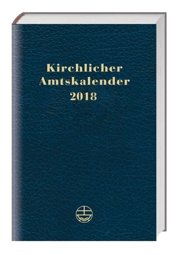 Kirchlicher Amtskalender 2018 - blau