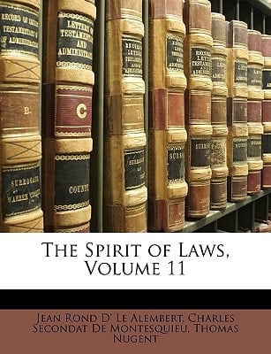 The Spirit of Laws, Volume 11