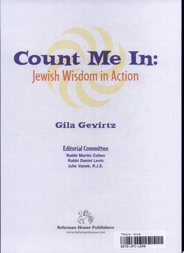 Count Me in Jewish Wisdom in Action