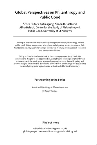 Philanthropic Response to Disasters Gifts, Givers and Consequences