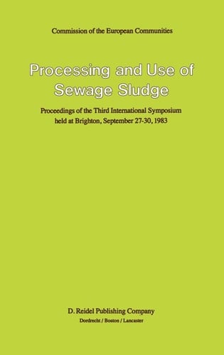 Processing and Use of Sewage Sludge