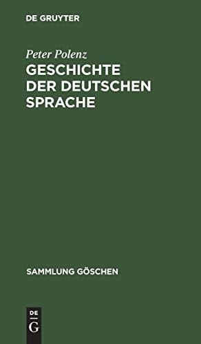 Geschichte der deutschen Sprache