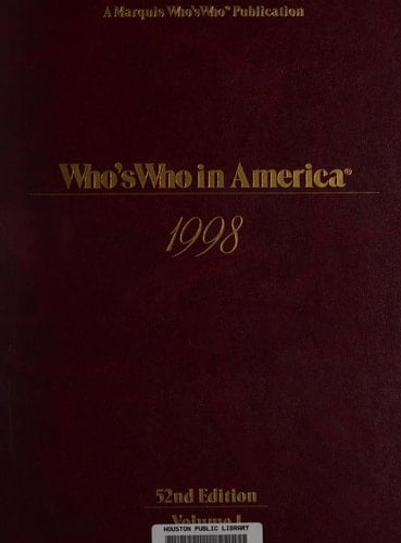 Who's Who in America, 1998