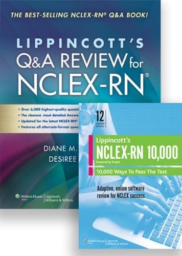 Lippincott's Q&A Review for NCLEX-RN + NCLEX-RN 10,000 PrepU