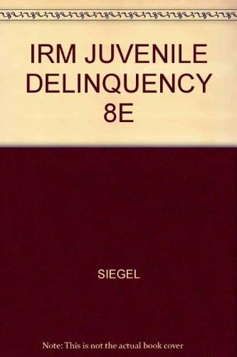 Irm Juvenile Delinquency
