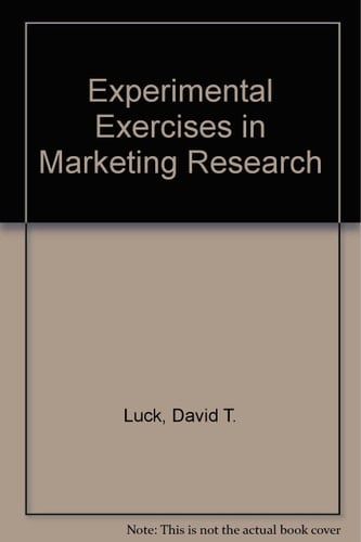 Experiential Exercises in Marketing Research
