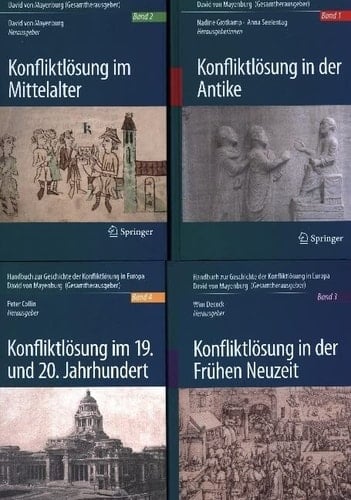 Handbuch zur Geschichte der Konfliktlösung in Europa
