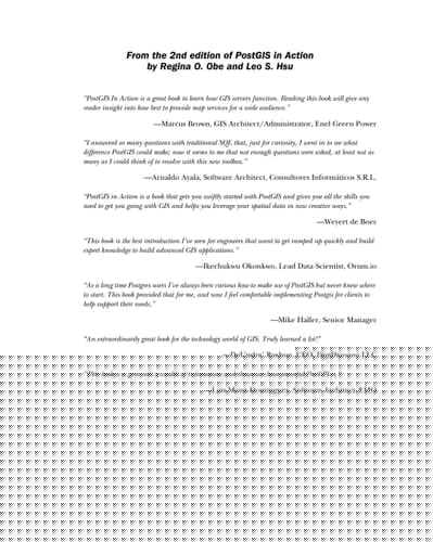 PostGIS in Action, Third Edition
