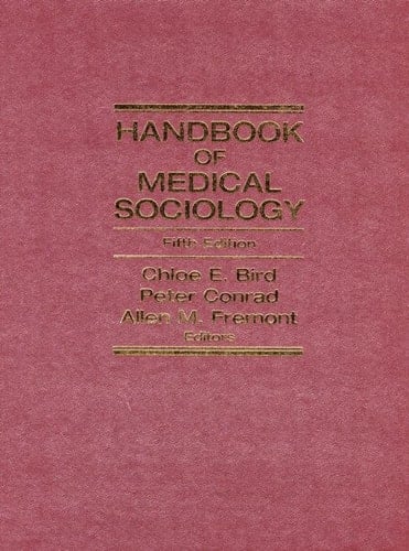 Handbook of Medical Sociology