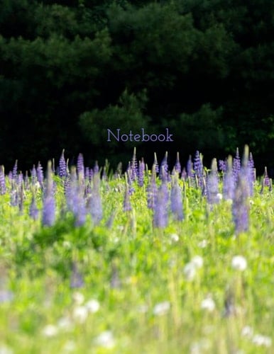 Flower Field Dot-Grid Notebook | Naturally Aesthetic: Simple notebooks inspired by nature