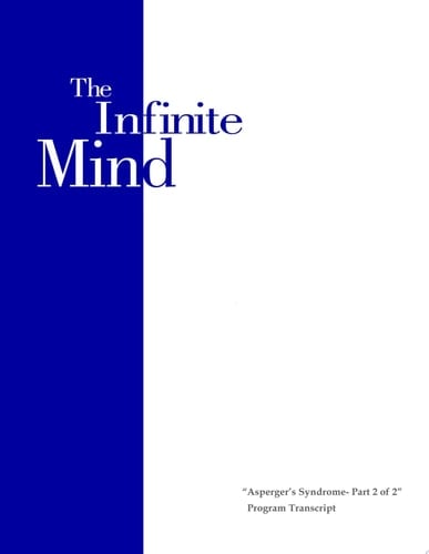 Asperger's Syndrome Week 2 of 2