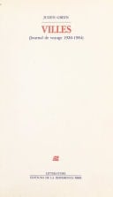 Villes Journal de voyage 1920-1984
