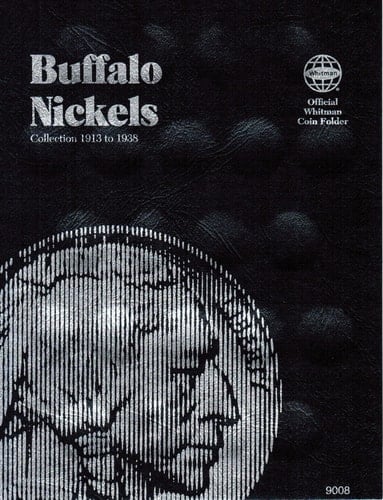 Coin Folders Nickels Buffalo, 1913-1938