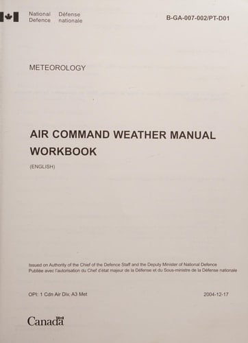 Air Command Weather Manual Workbook