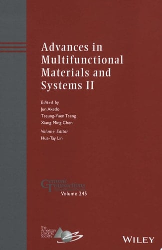 Advances in Multifunctional Materials and Systems II