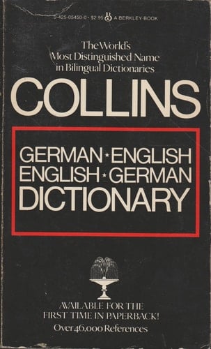 Collins German Dictionary