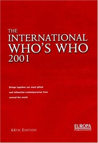 The International Who's who 2001