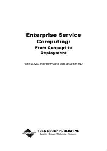 Enterprise Service Computing