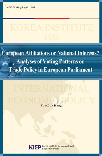 European Affiliations or National Interests Analyses of Voting Patterns on Trade Policy in European Parliament