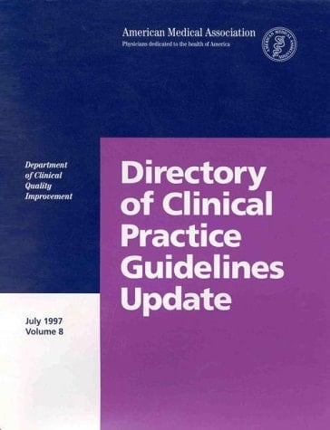 Directory of Clinical Practice Guidelines, 1988 With Update Card