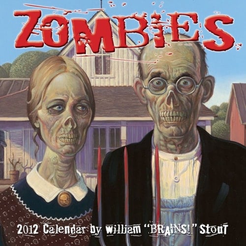 Zombies 2012 Wall Calendar
