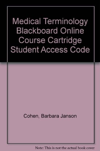 Medical Terminology Blackboard Course