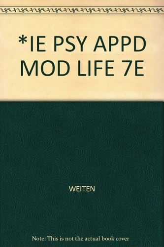 *IE PSY APPD MOD LIFE 7E