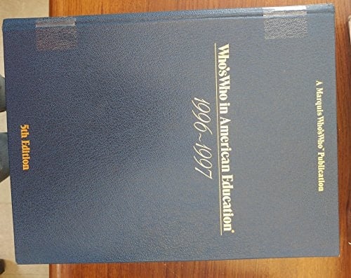 Who'sWho in American Education 1996-1997