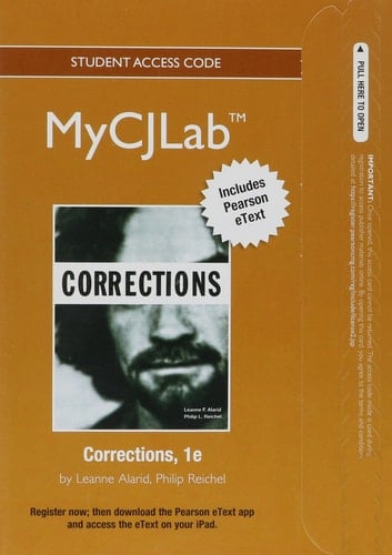 New Mycjlab with Pearson Etext -- Access Card -- For Corrections