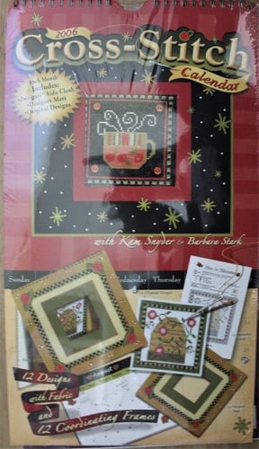 2006 Cross Stitch Wall Calendar