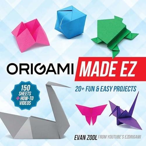 Origami Made EZ: 20+ Fun & Easy Projects with 150 Sheets of Origami Paper + How-To Videos