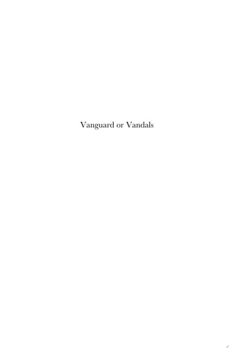 Vanguard or Vandals Youth, Politics and Conflict in Africa