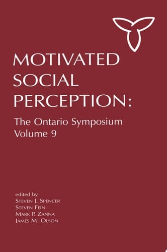 Motivated Social Perception The Ontario Symposium