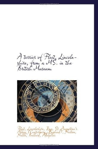 A terrier of Fleet, Lincolnshire, from a MS. in the British Museum