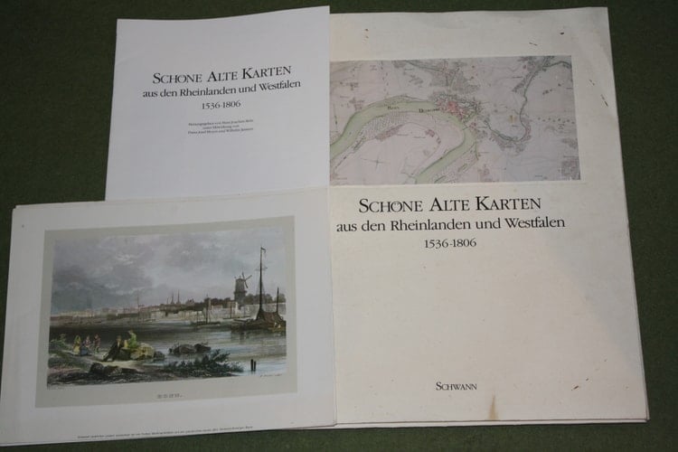 Schöne alte Karten aus den Rheinlanden und Westfalen, 1536-1806