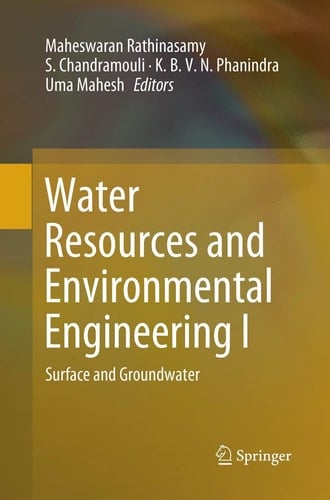 Water Resources and Environmental Engineering I Surface and Groundwater
